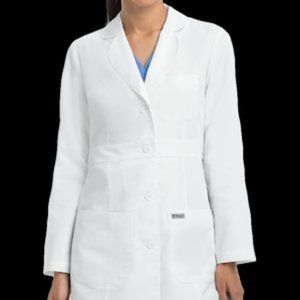 The Grey's Anatomy Women's White Belted Lab Coat